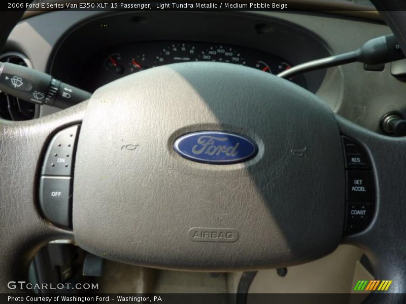Light Tundra Metallic / Medium Pebble Beige 2006 Ford E Series Van E350 XLT 15 Passenger