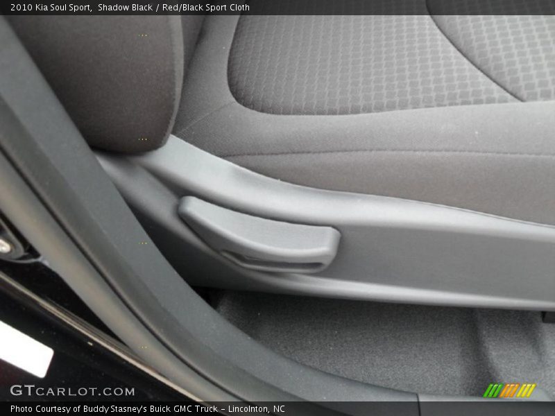 Shadow Black / Red/Black Sport Cloth 2010 Kia Soul Sport