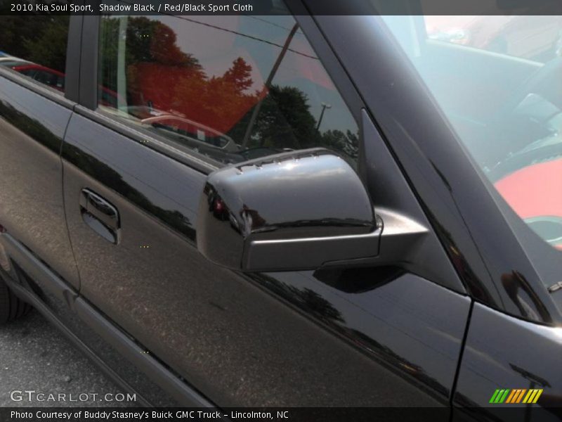 Shadow Black / Red/Black Sport Cloth 2010 Kia Soul Sport