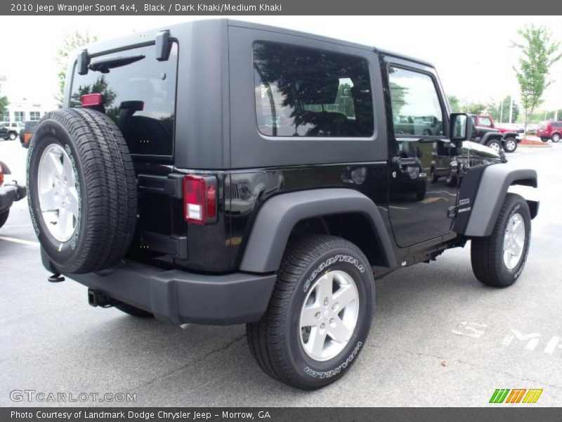 Black / Dark Khaki/Medium Khaki 2010 Jeep Wrangler Sport 4x4