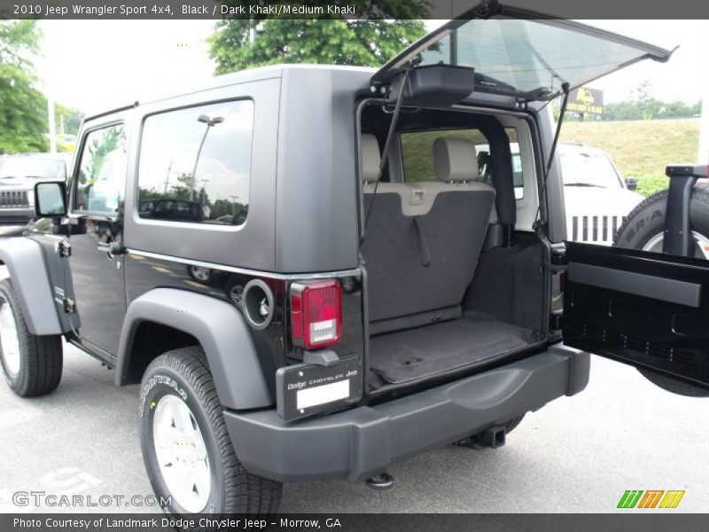 Black / Dark Khaki/Medium Khaki 2010 Jeep Wrangler Sport 4x4