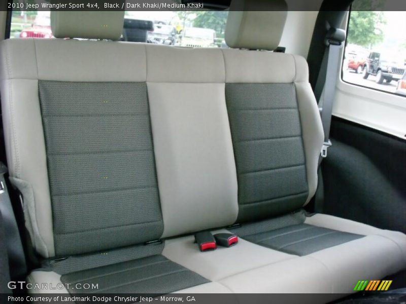 Black / Dark Khaki/Medium Khaki 2010 Jeep Wrangler Sport 4x4
