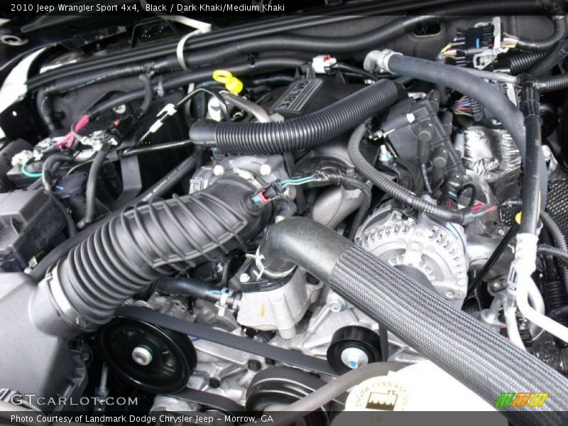 Black / Dark Khaki/Medium Khaki 2010 Jeep Wrangler Sport 4x4
