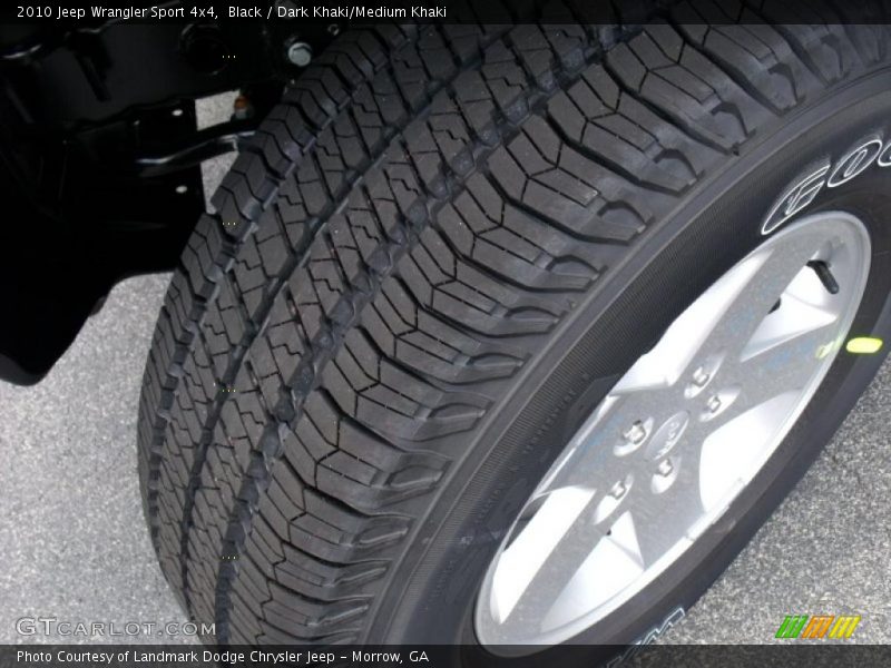 Black / Dark Khaki/Medium Khaki 2010 Jeep Wrangler Sport 4x4