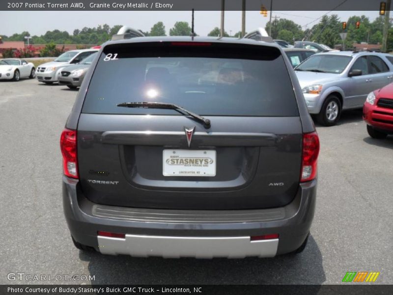 Granite Grey Metallic / Ebony 2007 Pontiac Torrent AWD