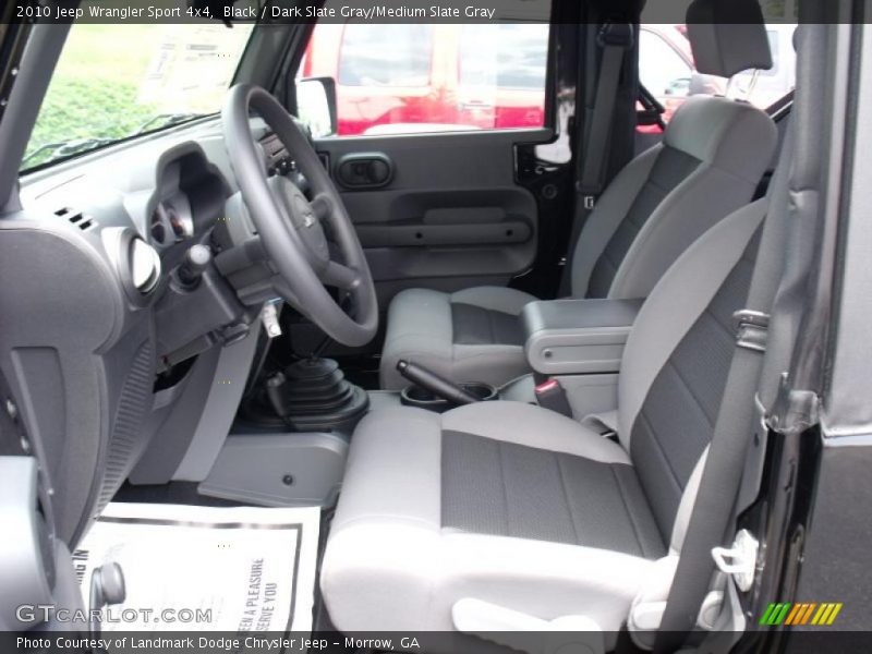 Black / Dark Slate Gray/Medium Slate Gray 2010 Jeep Wrangler Sport 4x4
