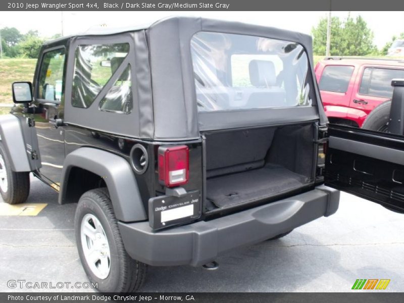 Black / Dark Slate Gray/Medium Slate Gray 2010 Jeep Wrangler Sport 4x4