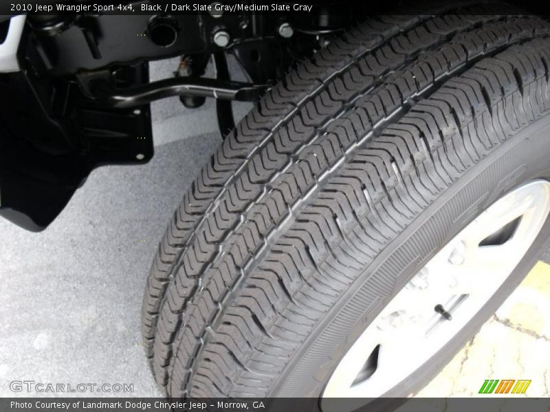 Black / Dark Slate Gray/Medium Slate Gray 2010 Jeep Wrangler Sport 4x4