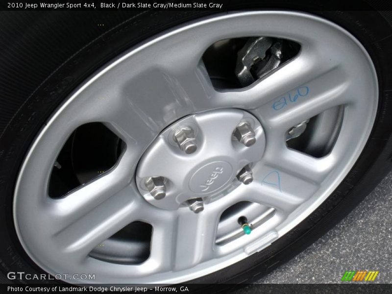 Black / Dark Slate Gray/Medium Slate Gray 2010 Jeep Wrangler Sport 4x4