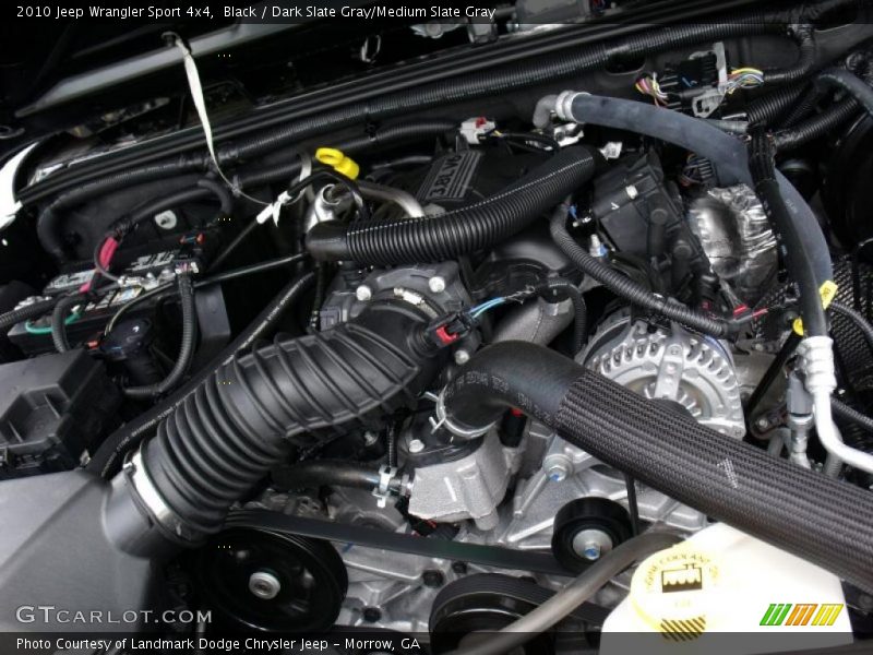 Black / Dark Slate Gray/Medium Slate Gray 2010 Jeep Wrangler Sport 4x4