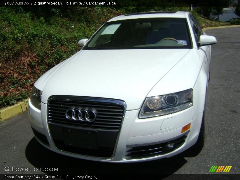 Ibis White / Cardamom Beige 2007 Audi A6 3.2 quattro Sedan