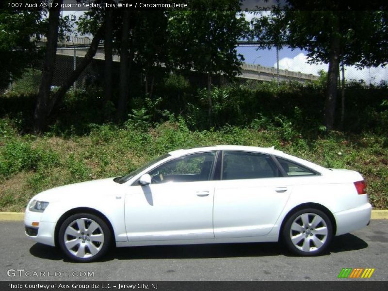 Ibis White / Cardamom Beige 2007 Audi A6 3.2 quattro Sedan