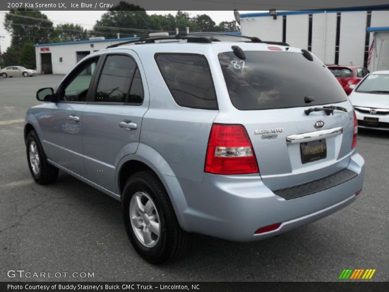 Ice Blue / Gray 2007 Kia Sorento LX