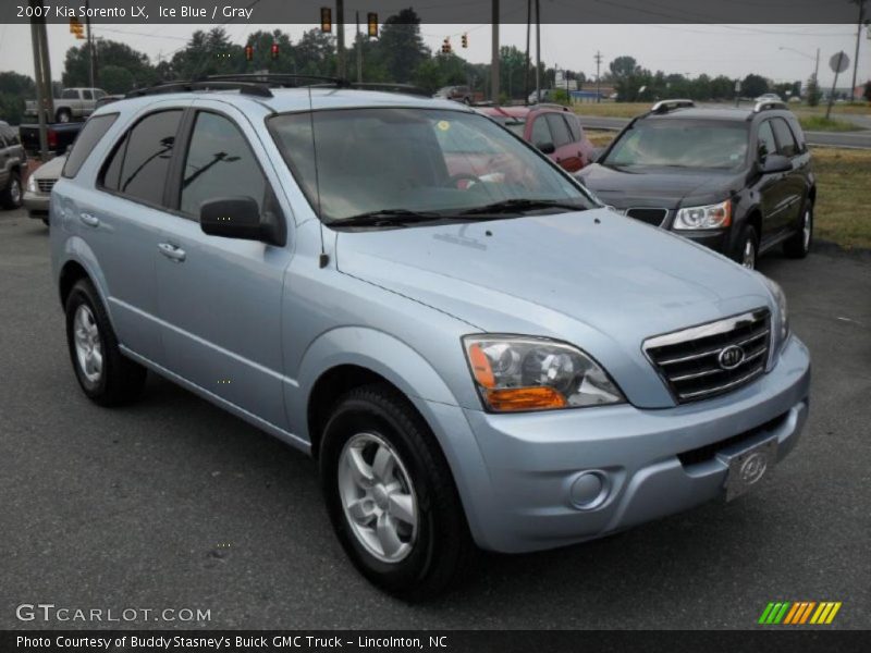Ice Blue / Gray 2007 Kia Sorento LX