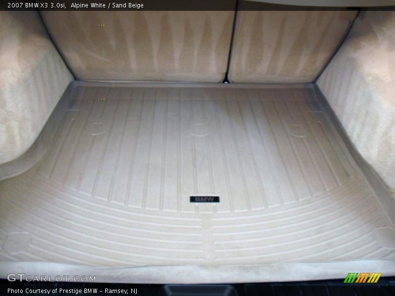 Alpine White / Sand Beige 2007 BMW X3 3.0si