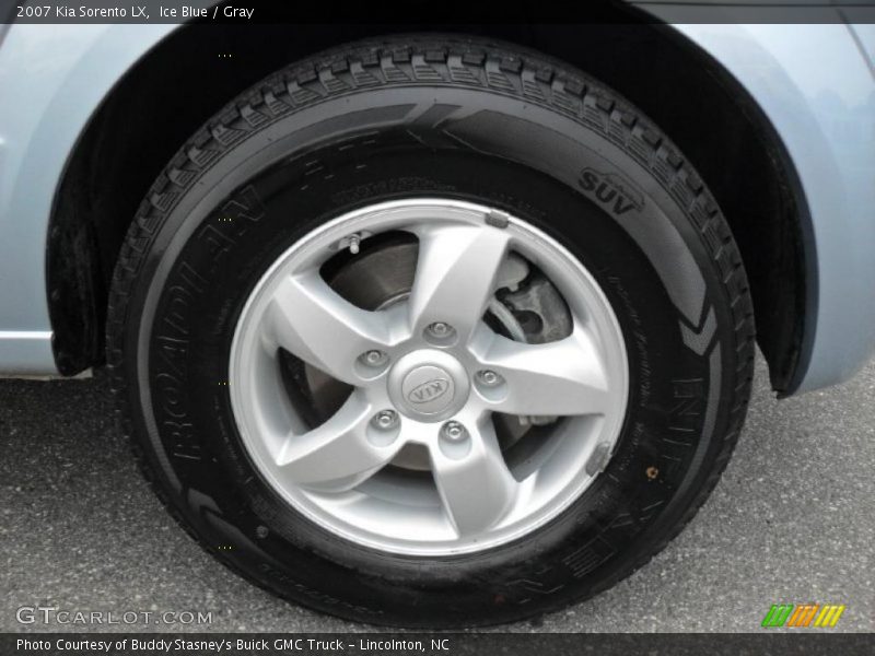 Ice Blue / Gray 2007 Kia Sorento LX