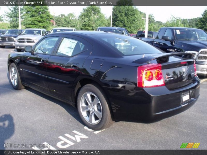 Brilliant Black Crystal Pearl / Dark Slate Gray 2010 Dodge Charger SXT