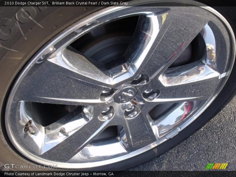 Brilliant Black Crystal Pearl / Dark Slate Gray 2010 Dodge Charger SXT