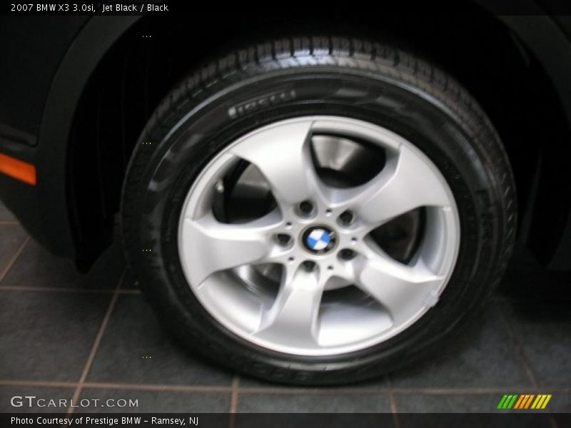 Jet Black / Black 2007 BMW X3 3.0si