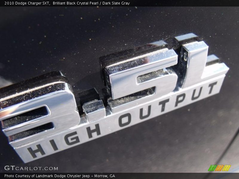 Brilliant Black Crystal Pearl / Dark Slate Gray 2010 Dodge Charger SXT
