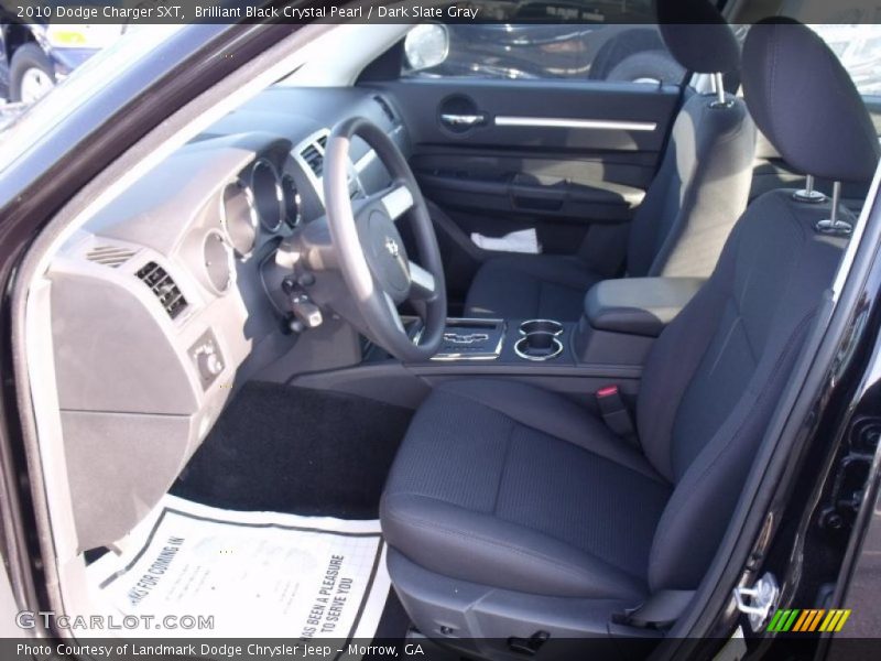 Brilliant Black Crystal Pearl / Dark Slate Gray 2010 Dodge Charger SXT