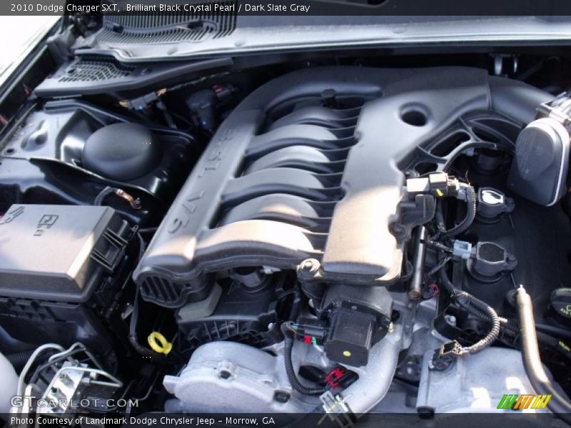 Brilliant Black Crystal Pearl / Dark Slate Gray 2010 Dodge Charger SXT