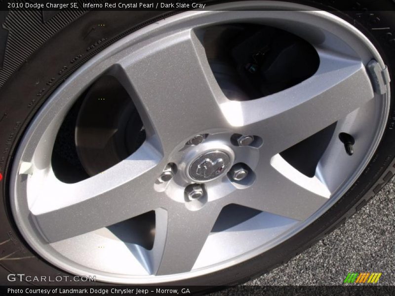 Inferno Red Crystal Pearl / Dark Slate Gray 2010 Dodge Charger SE