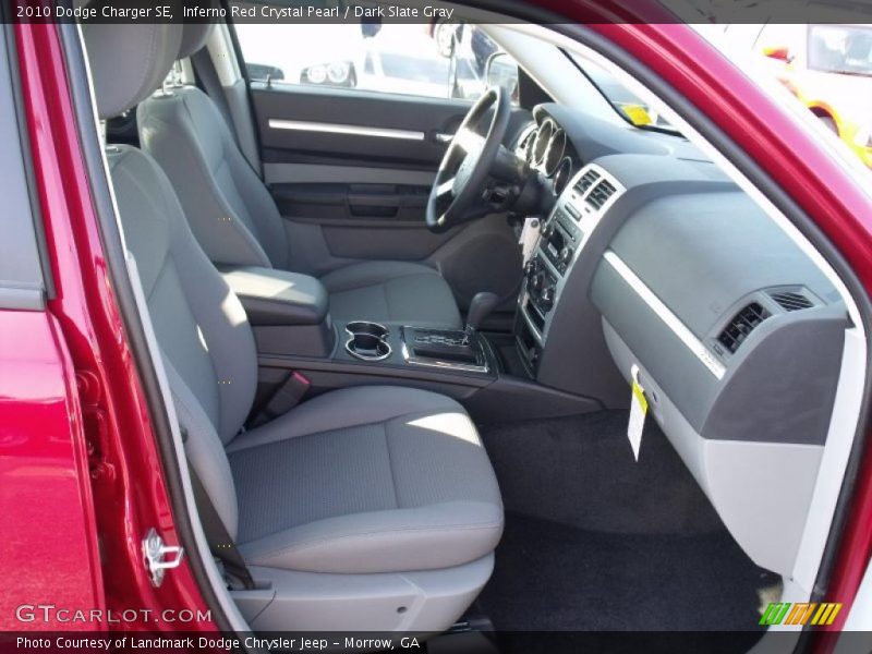 Inferno Red Crystal Pearl / Dark Slate Gray 2010 Dodge Charger SE
