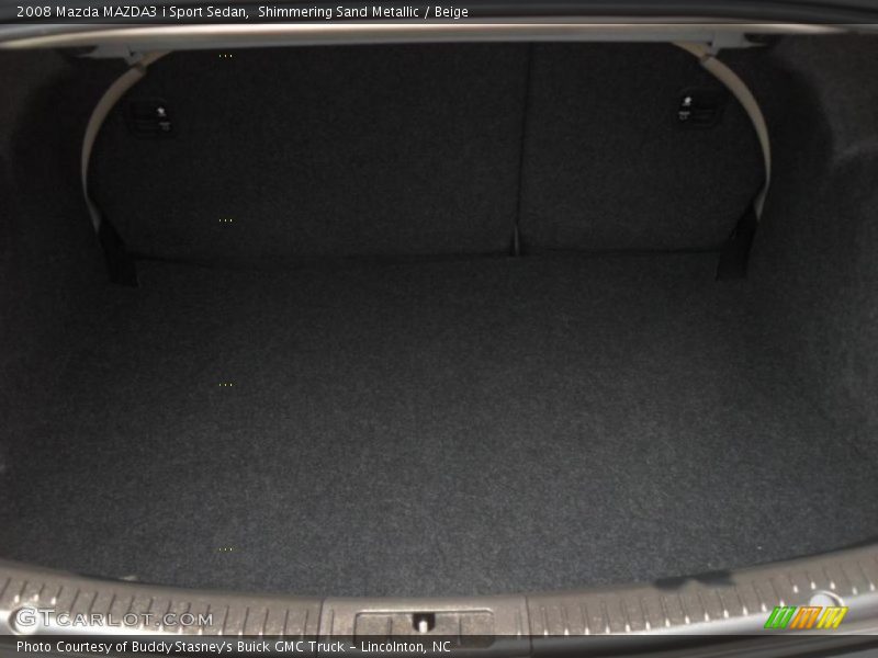 Shimmering Sand Metallic / Beige 2008 Mazda MAZDA3 i Sport Sedan