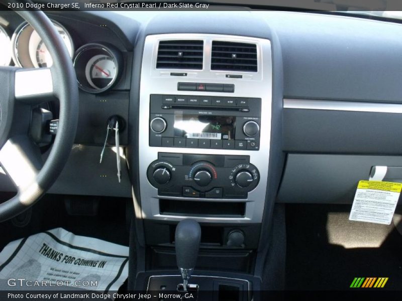 Inferno Red Crystal Pearl / Dark Slate Gray 2010 Dodge Charger SE