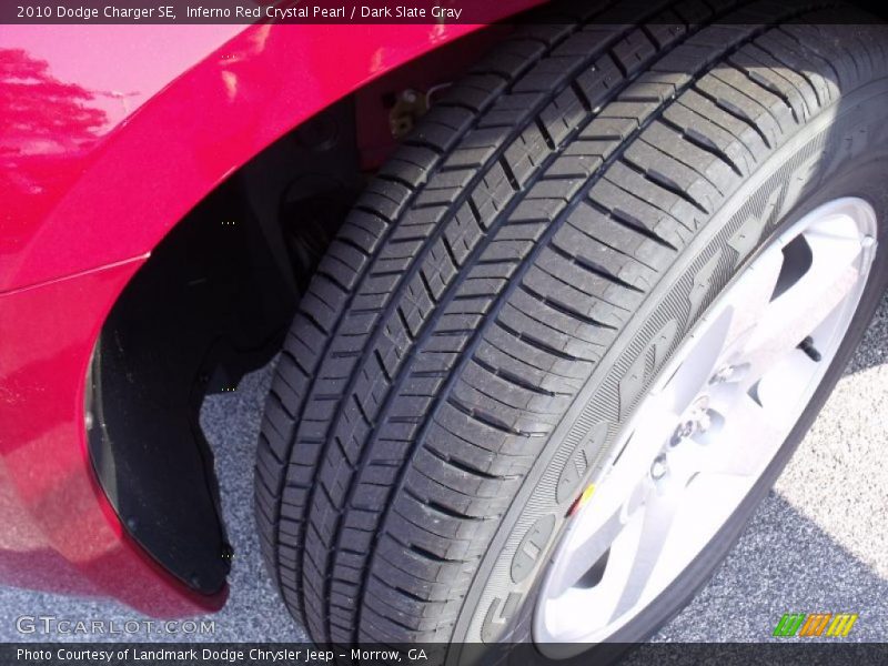 Inferno Red Crystal Pearl / Dark Slate Gray 2010 Dodge Charger SE