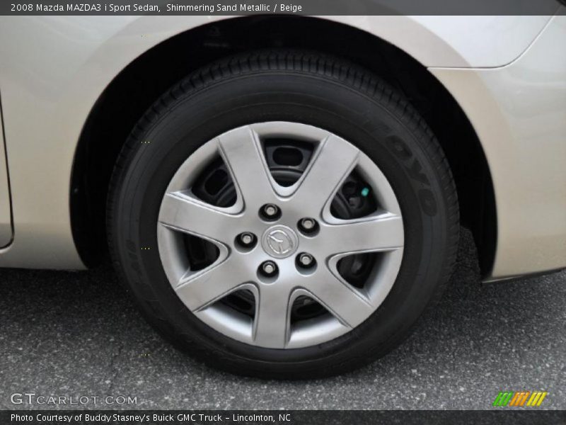 Shimmering Sand Metallic / Beige 2008 Mazda MAZDA3 i Sport Sedan