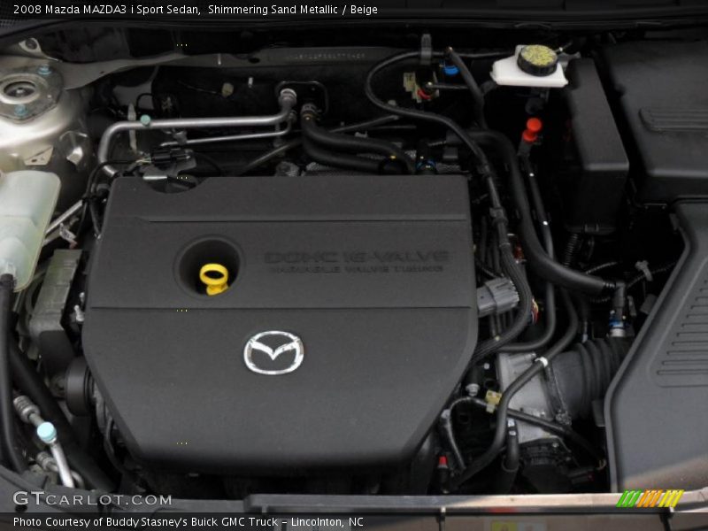 Shimmering Sand Metallic / Beige 2008 Mazda MAZDA3 i Sport Sedan