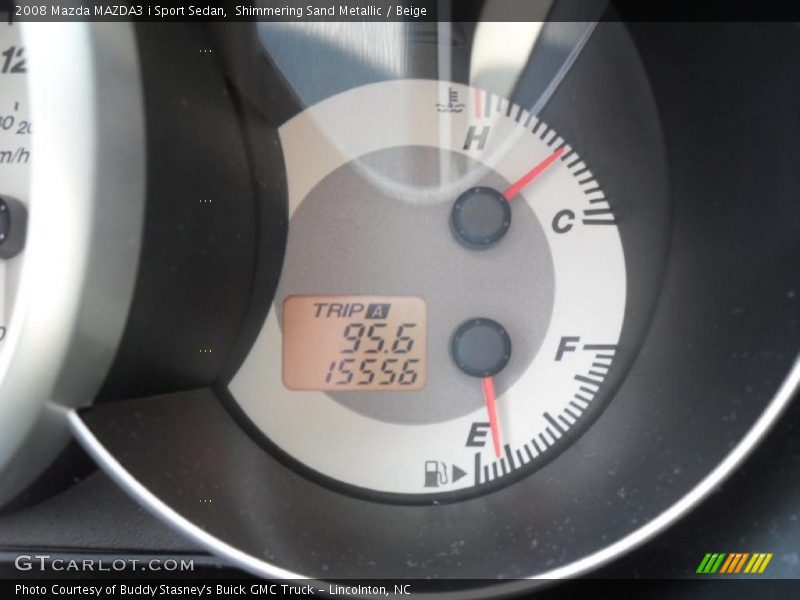 Shimmering Sand Metallic / Beige 2008 Mazda MAZDA3 i Sport Sedan