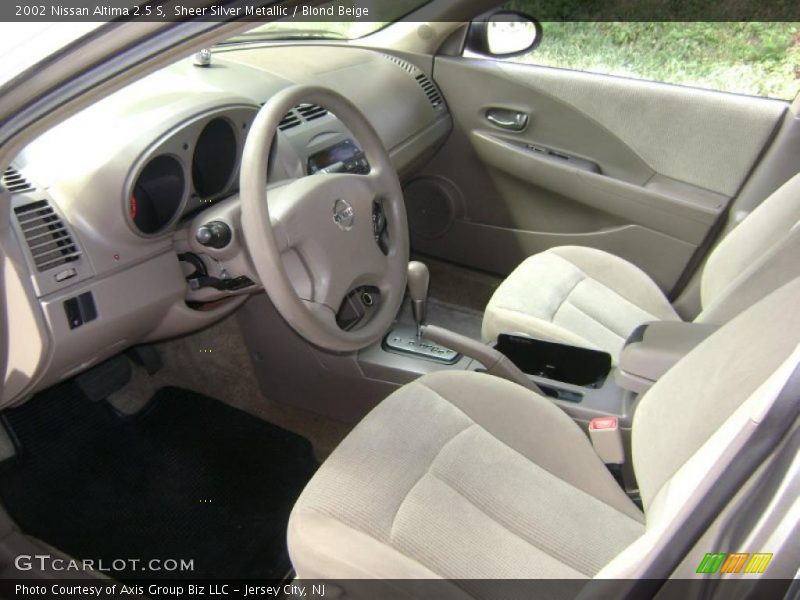 Sheer Silver Metallic / Blond Beige 2002 Nissan Altima 2.5 S