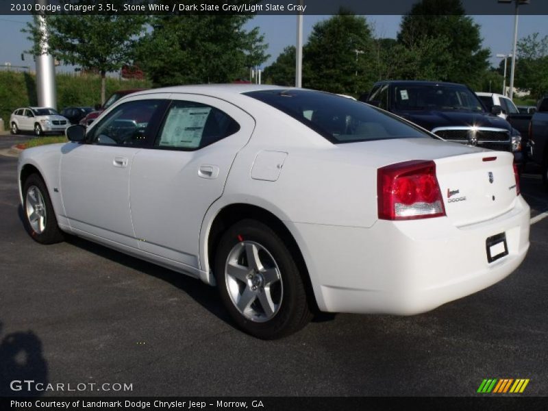 Stone White / Dark Slate Gray/Light Slate Gray 2010 Dodge Charger 3.5L