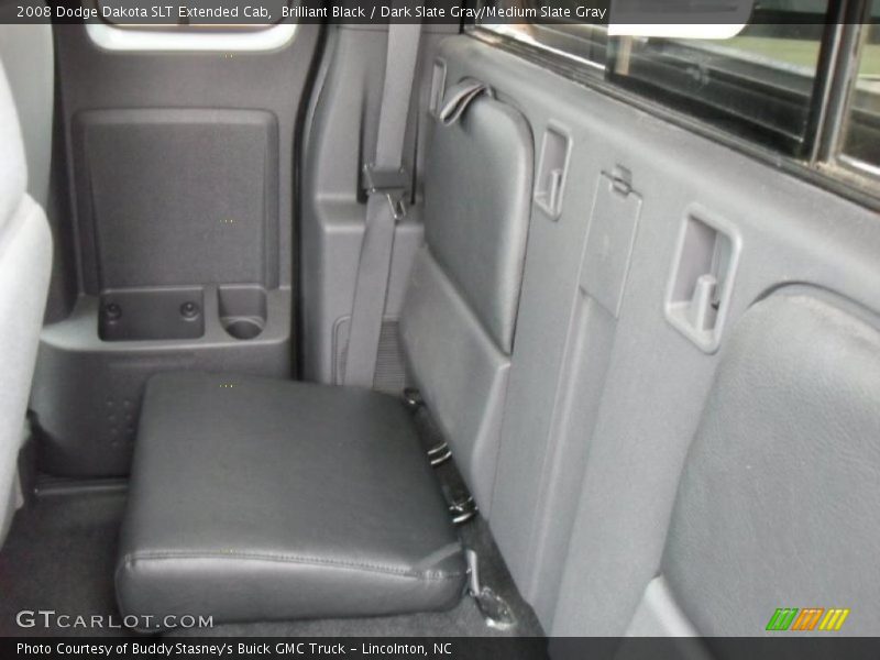 Brilliant Black / Dark Slate Gray/Medium Slate Gray 2008 Dodge Dakota SLT Extended Cab