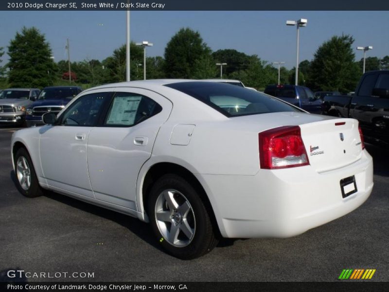 Stone White / Dark Slate Gray 2010 Dodge Charger SE