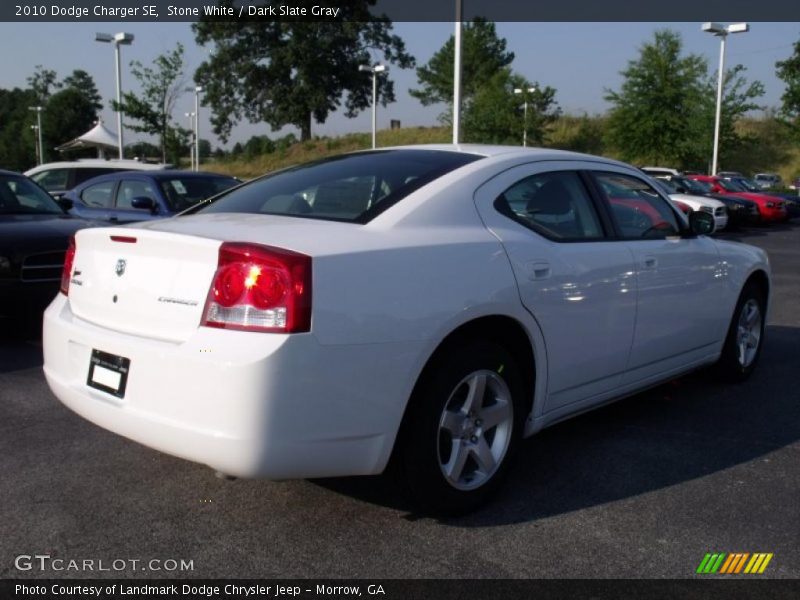 Stone White / Dark Slate Gray 2010 Dodge Charger SE