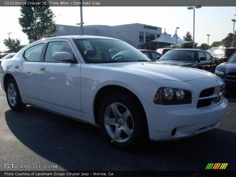 Stone White / Dark Slate Gray 2010 Dodge Charger SE