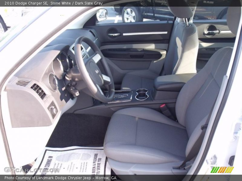 Stone White / Dark Slate Gray 2010 Dodge Charger SE