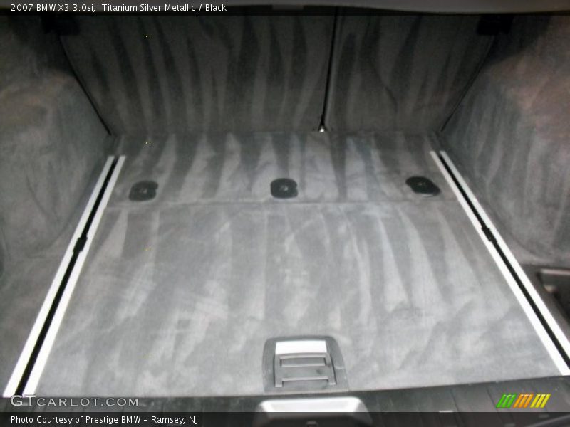 Titanium Silver Metallic / Black 2007 BMW X3 3.0si