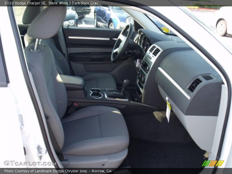 Stone White / Dark Slate Gray 2010 Dodge Charger SE