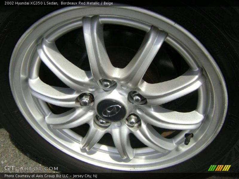 Bordeaux Red Metallic / Beige 2002 Hyundai XG350 L Sedan