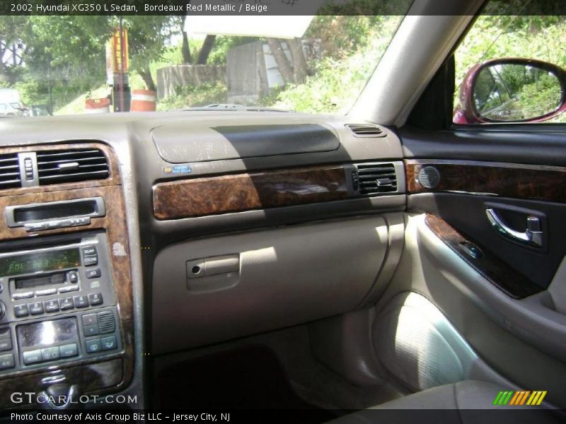 Bordeaux Red Metallic / Beige 2002 Hyundai XG350 L Sedan