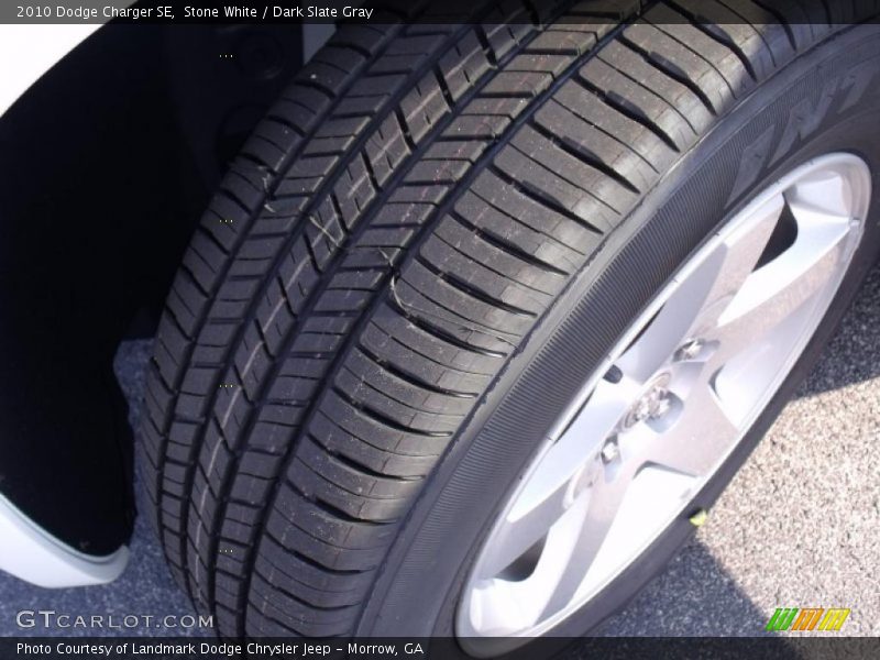 Stone White / Dark Slate Gray 2010 Dodge Charger SE