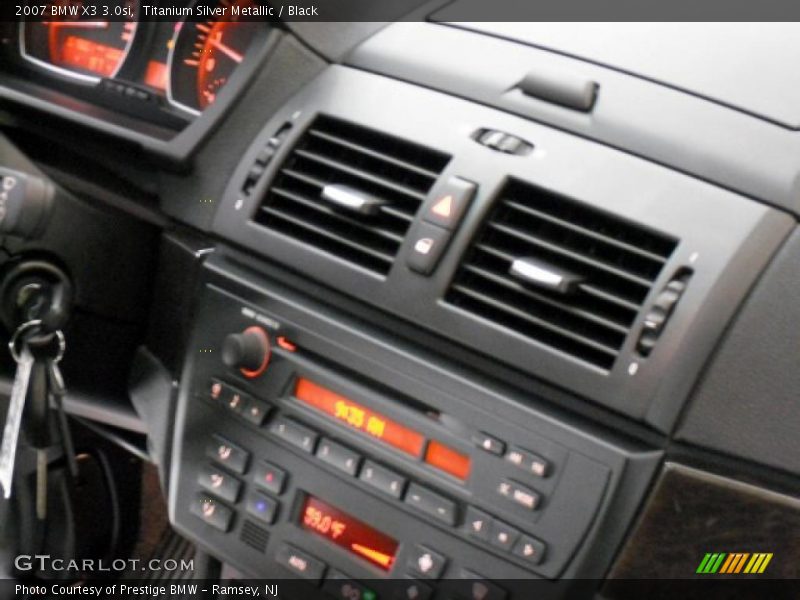 Titanium Silver Metallic / Black 2007 BMW X3 3.0si