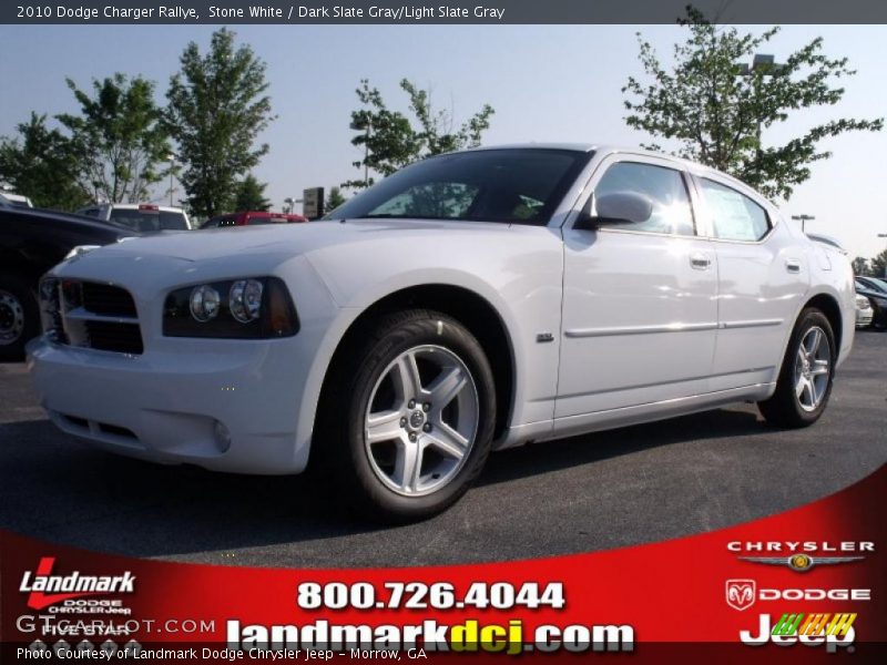 Stone White / Dark Slate Gray/Light Slate Gray 2010 Dodge Charger Rallye