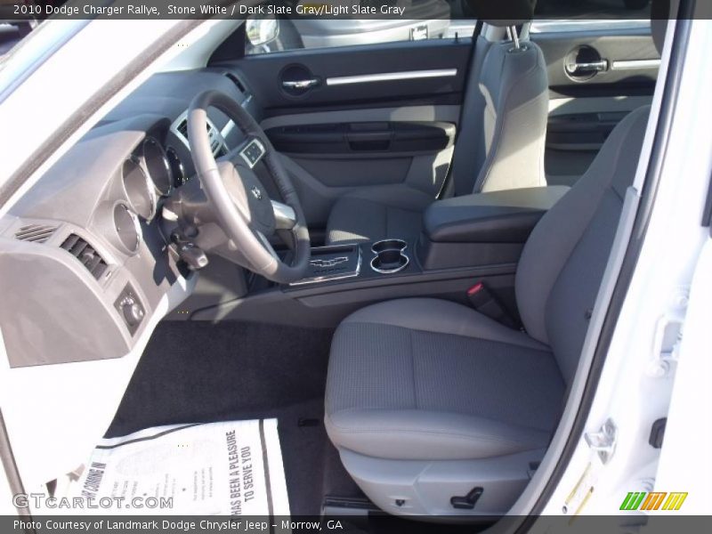 Stone White / Dark Slate Gray/Light Slate Gray 2010 Dodge Charger Rallye