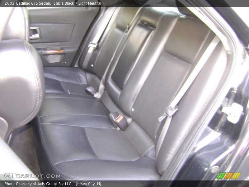 Sable Black / Light Neutral 2003 Cadillac CTS Sedan